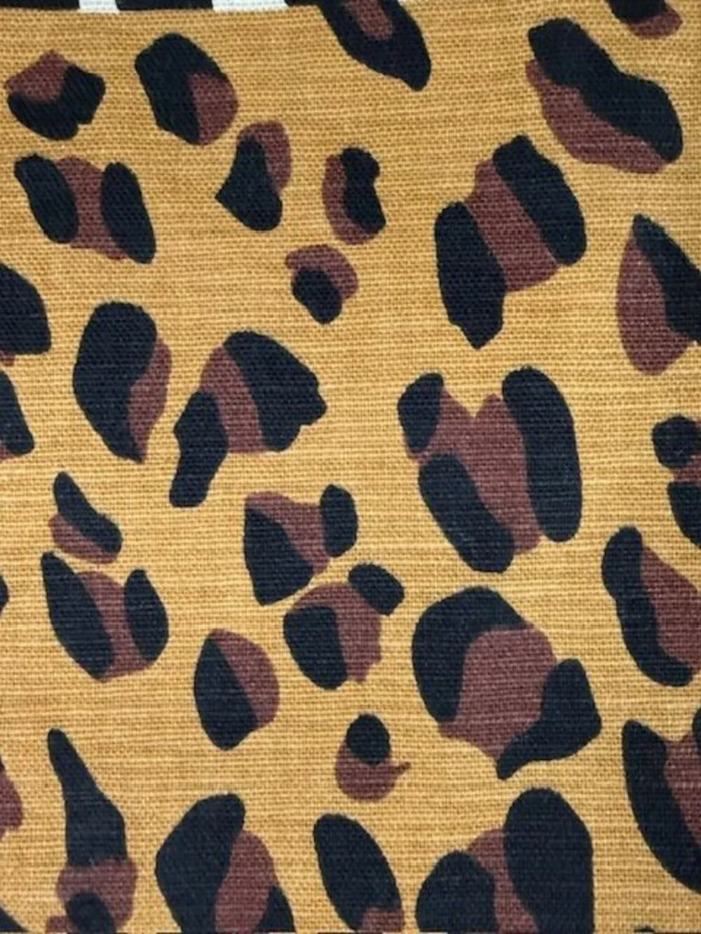 Creative Bath Animal Print Zebra Leopard Cheetah Heavy Cotton Shower Curtain